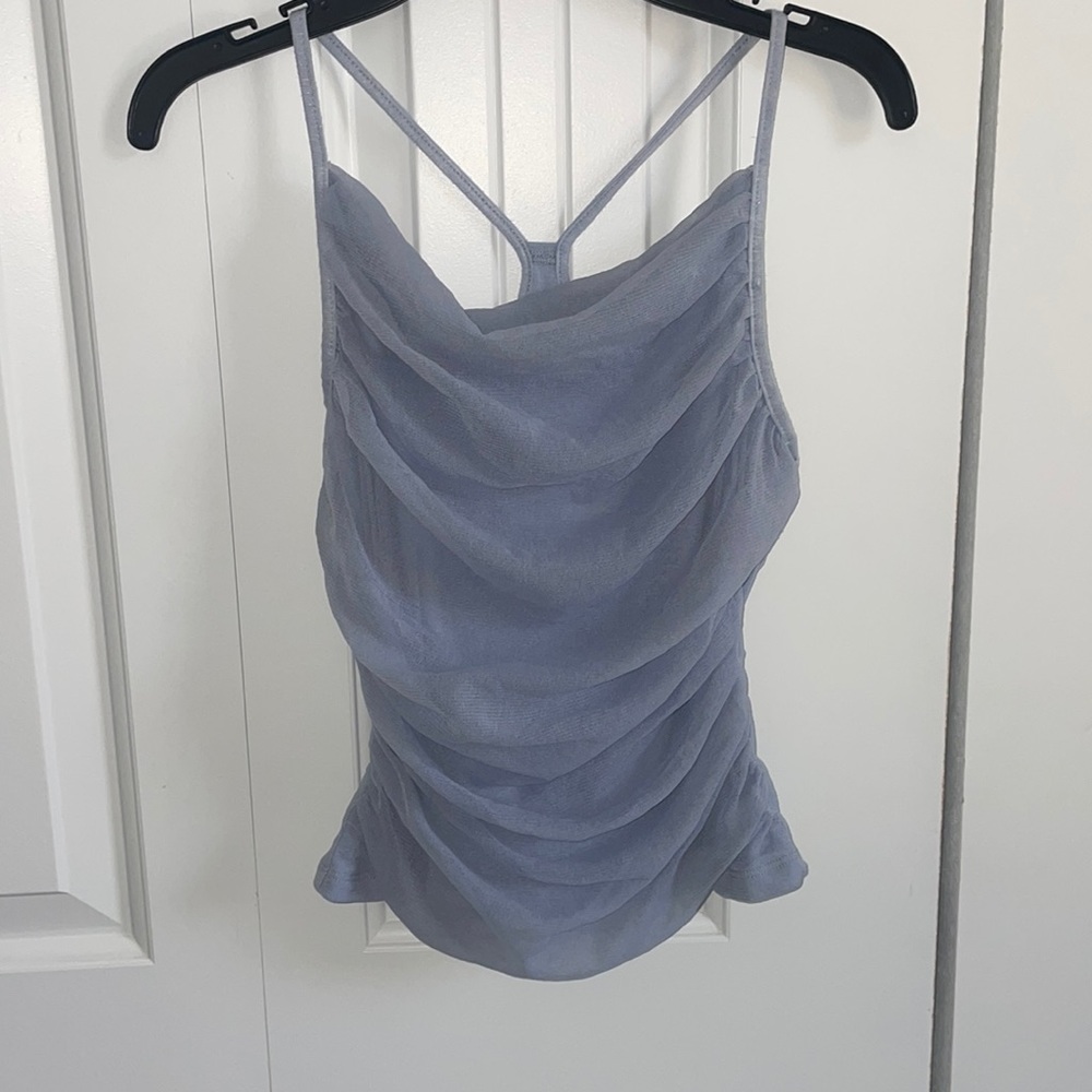 Anthropologie Ice Blue Tank Top